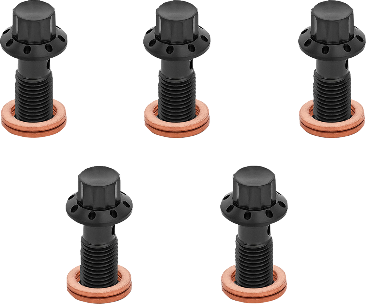 ARLEN NESS Banjo Bolt 5-Pack - M10x1.0 / Black 1742-0792