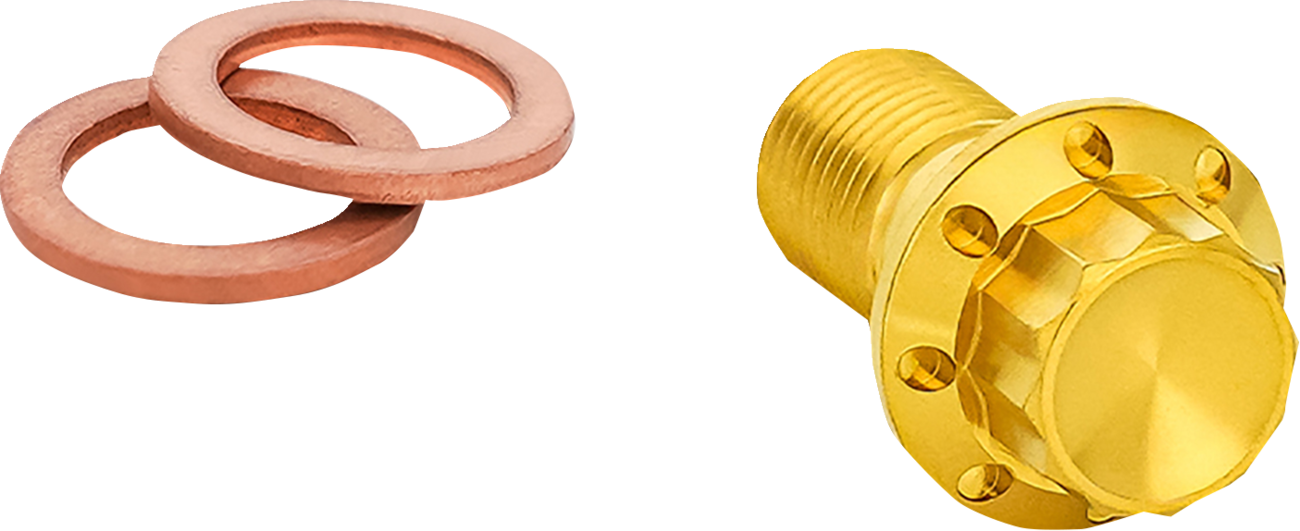 ARLEN NESS Banjo Bolt - M10x1.0 / Gold 1742-0781