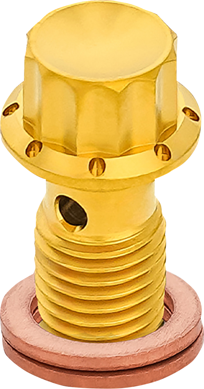 ARLEN NESS Banjo Bolt - M12x1.25 / Gold 1742-0787