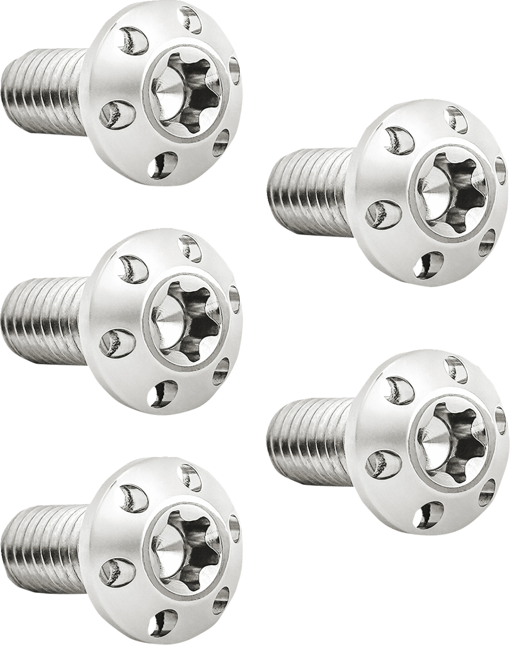 ARLEN NESS Bolt Kit - Holeshot/Brake Rotor/Rear / Hub Mount / Polished / 3/8-16 x 1" / 5 Pack 2401-1701