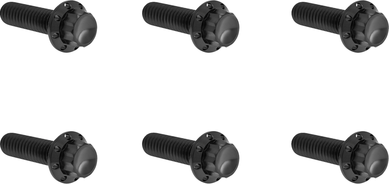 ARLEN NESS Bolt Kit - Transmission Top Cover / 12-Point / Titanium / Black 2401-1747