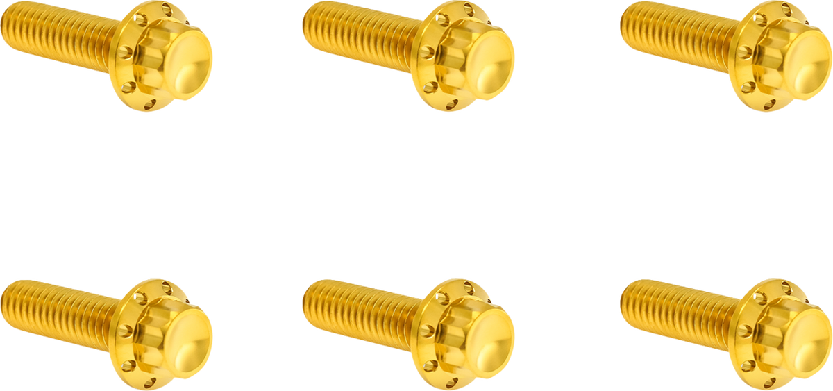 ARLEN NESS Bolt Kit - Transmission Top Cover / 12-Point / Titanium / Gold 2401-1748