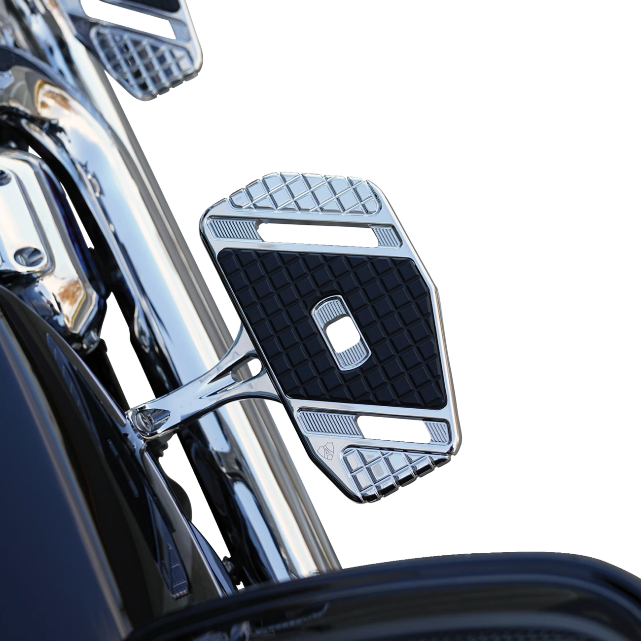 ARLEN NESS Forged Floorboard Mounts - Passenger / Chrome 1621-1174
