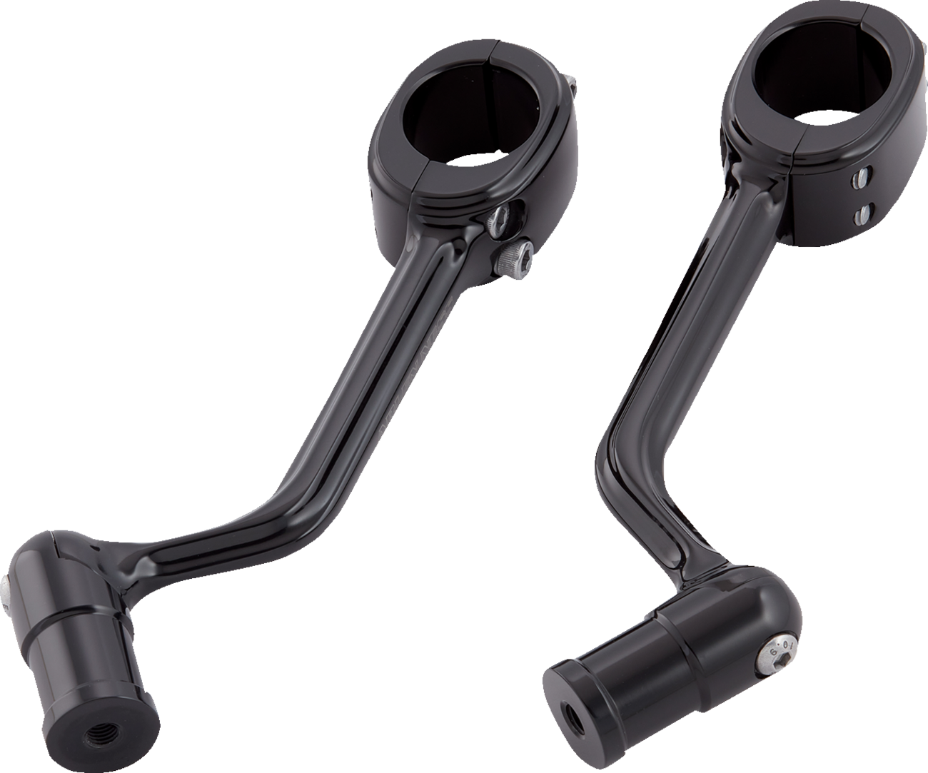 ARLEN NESS Forged Highway Peg Mounts - Black 1624-0402