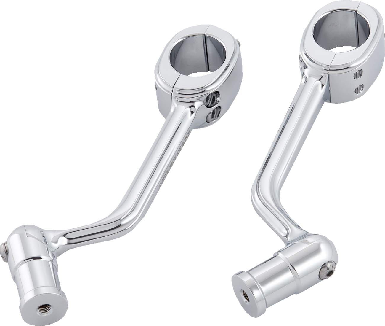 ARLEN NESS Forged Highway Peg Mounts - Chrome 1624-0403