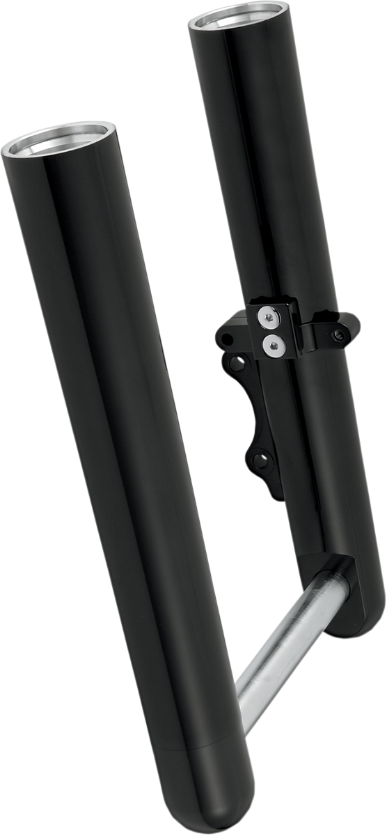 ARLEN NESS Fork Legs - Black Anodized / Hot Legs / Custom Single Disc / Smooth / '00-'06 FLST 0403-0053
