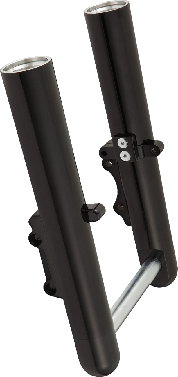 ARLEN NESS Fork Legs - Black Anodized / Smooth / Dual Disc 0403-0187