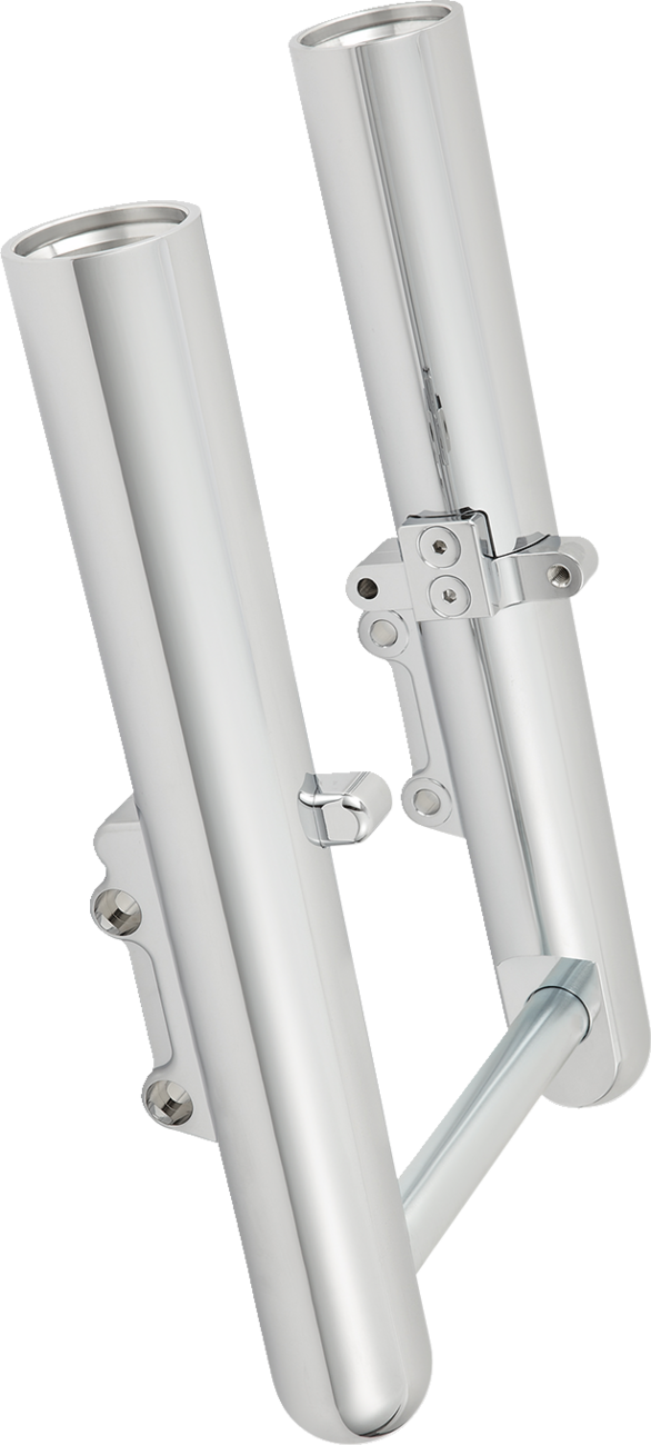 ARLEN NESS Fork Legs - Chrome / Smooth / Dual Disc 0403-0188