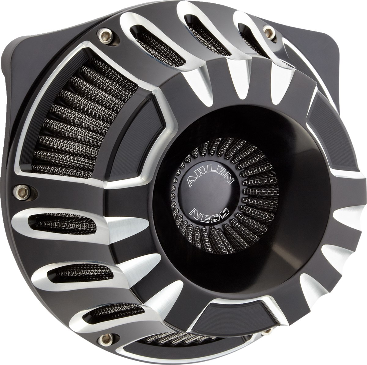 ARLEN NESS Inverted Series Air Cleaner Kit - Deep Cut / Black 1010-3227