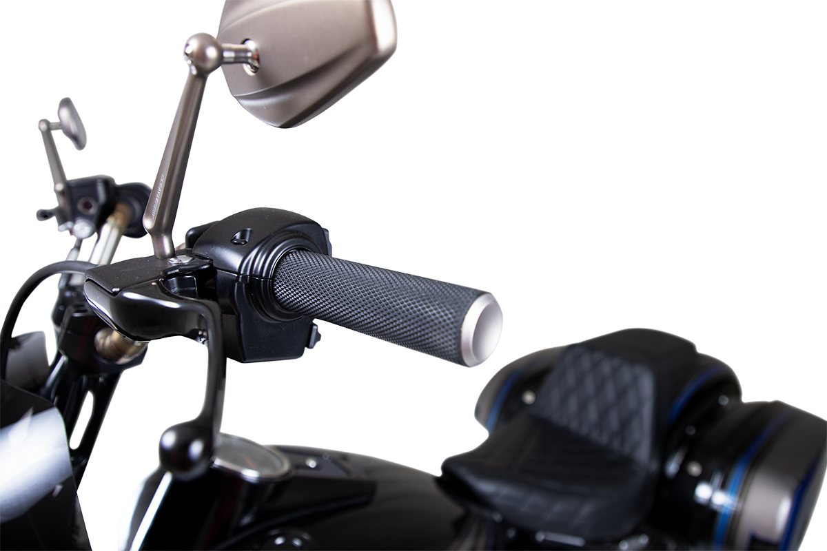 ARLEN NESS Knurled Grips - TBW / Titanium 0630-2686