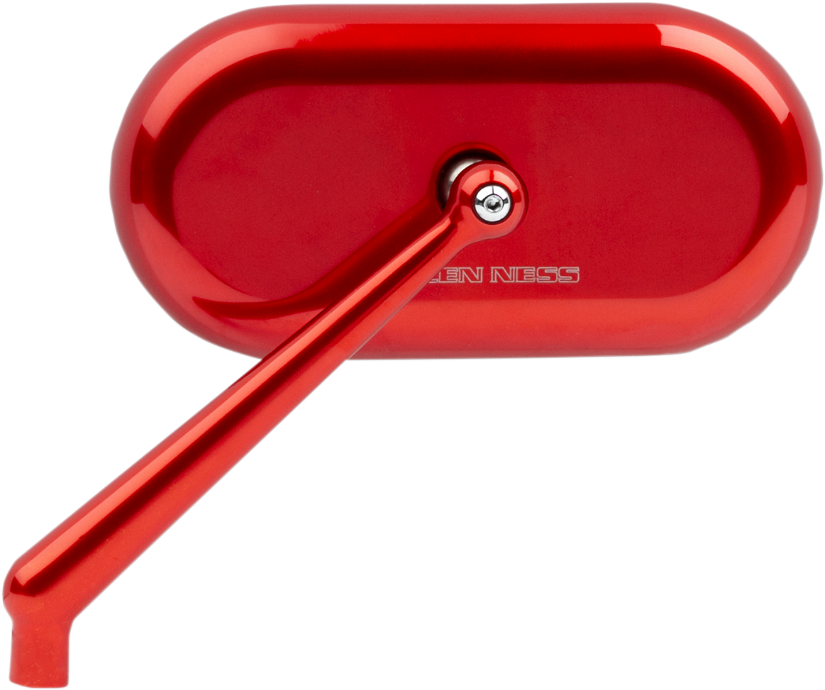 ARLEN NESS Mirror - Side View / Oval / Red / Left 0640-1398