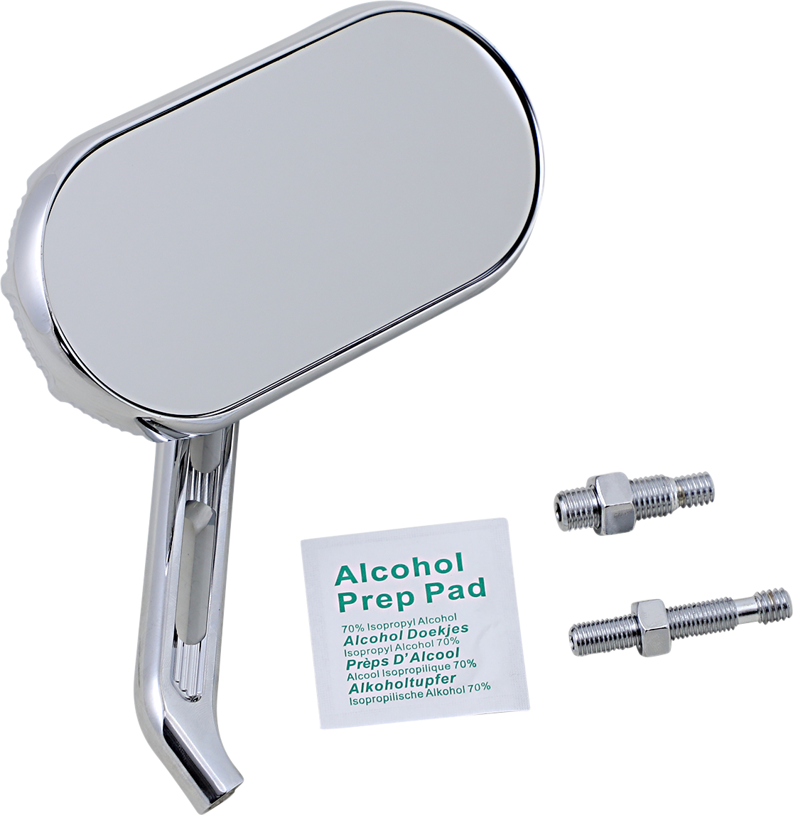 ARLEN NESS Mirror - Sidekick / Side View / Oval / Chrome / Right 0640-1453