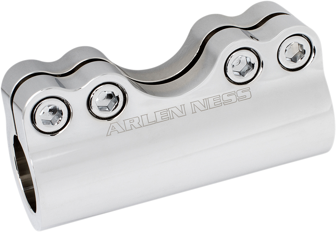ARLEN NESS Modular Adjustable Handlebar Clamp - 1-1/4" / Chrome 0603-0788