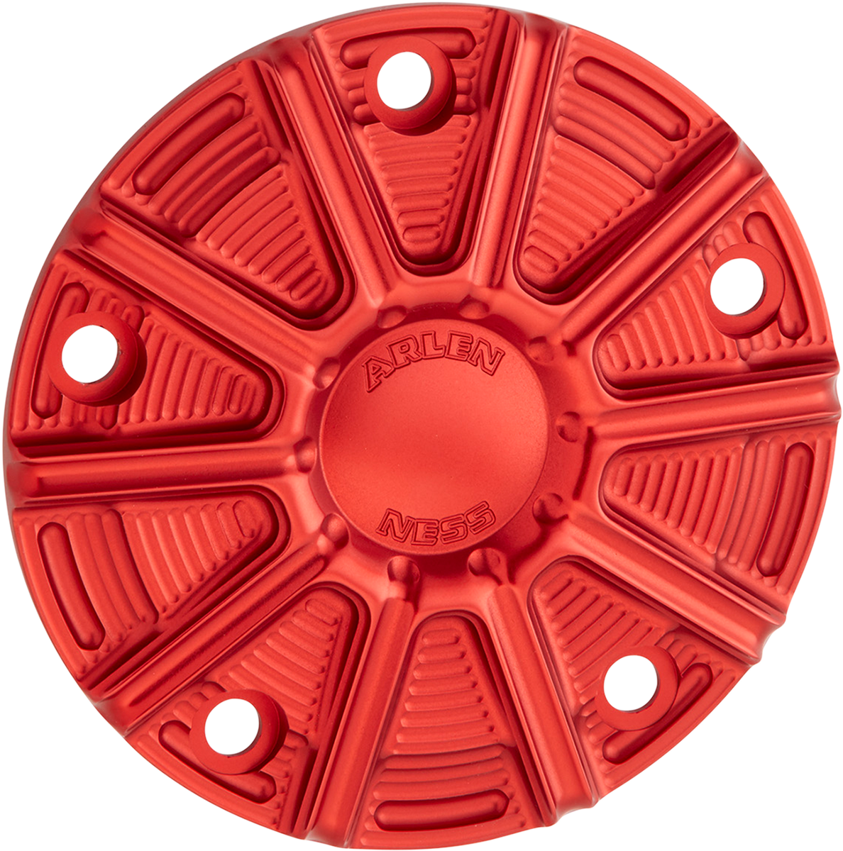 ARLEN NESS Points Cover - Red / Twin Cam 0940-1923