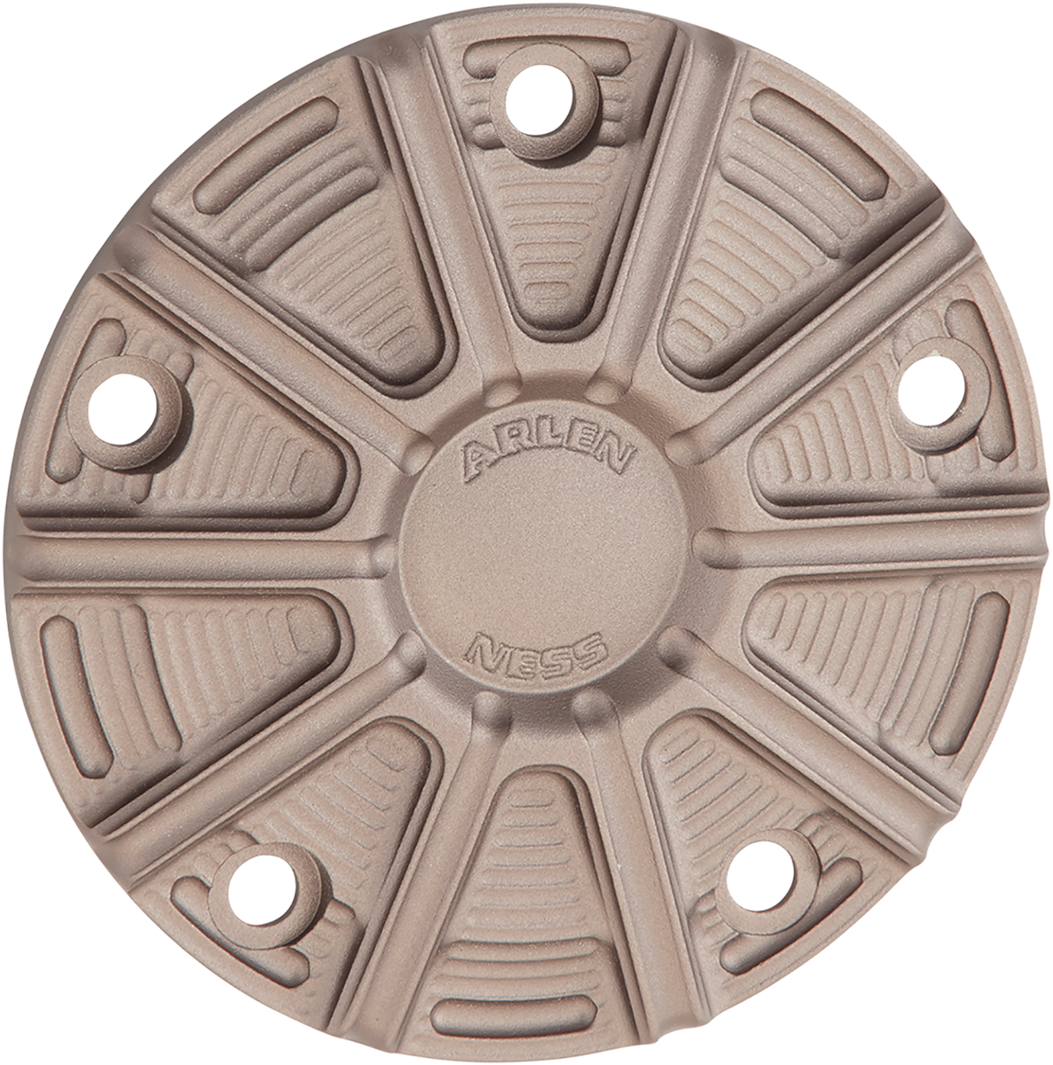 ARLEN NESS Points Cover - Titanium / Twin Cam 0940-1924