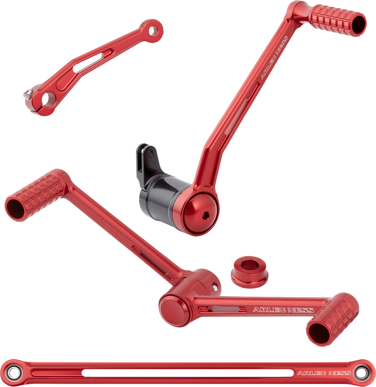 ARLEN NESS SpeedLiner Foot Control Kit w/ Heel/Toe Shifter - Red 1623-0604