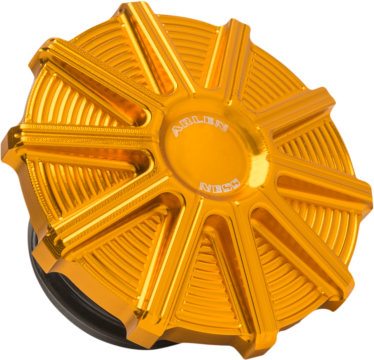 ARLEN NESS Vented Gas Cap - 10 Gauge / Gold 0703-0851