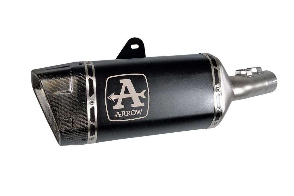 71509PTN Arrow Slip-on Exhaust Titanium Dark for ZX-6R 636 2024-25 Pista WITH WELDED LINK-PIPE