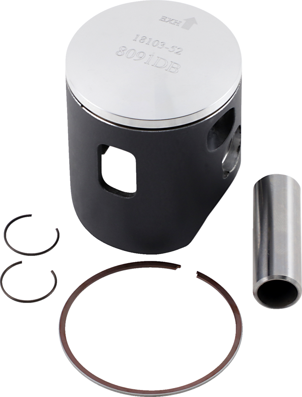 ATHENA Piston Kit - 53.95 mm / Yamaha YZ125 0910-0091