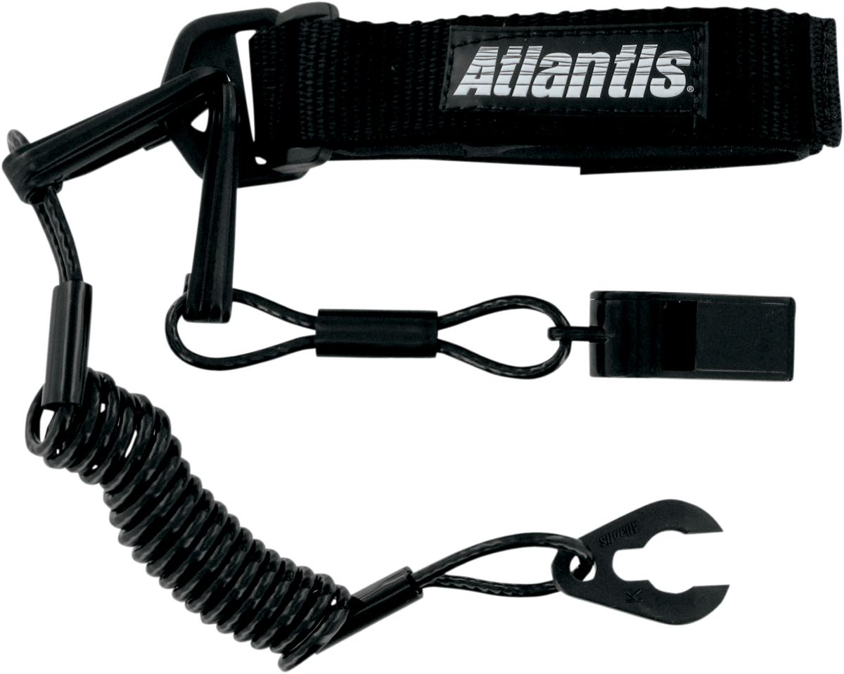 ATLANTIS Lanyard with Whistle - Yamaha / Black A8130-PFW
