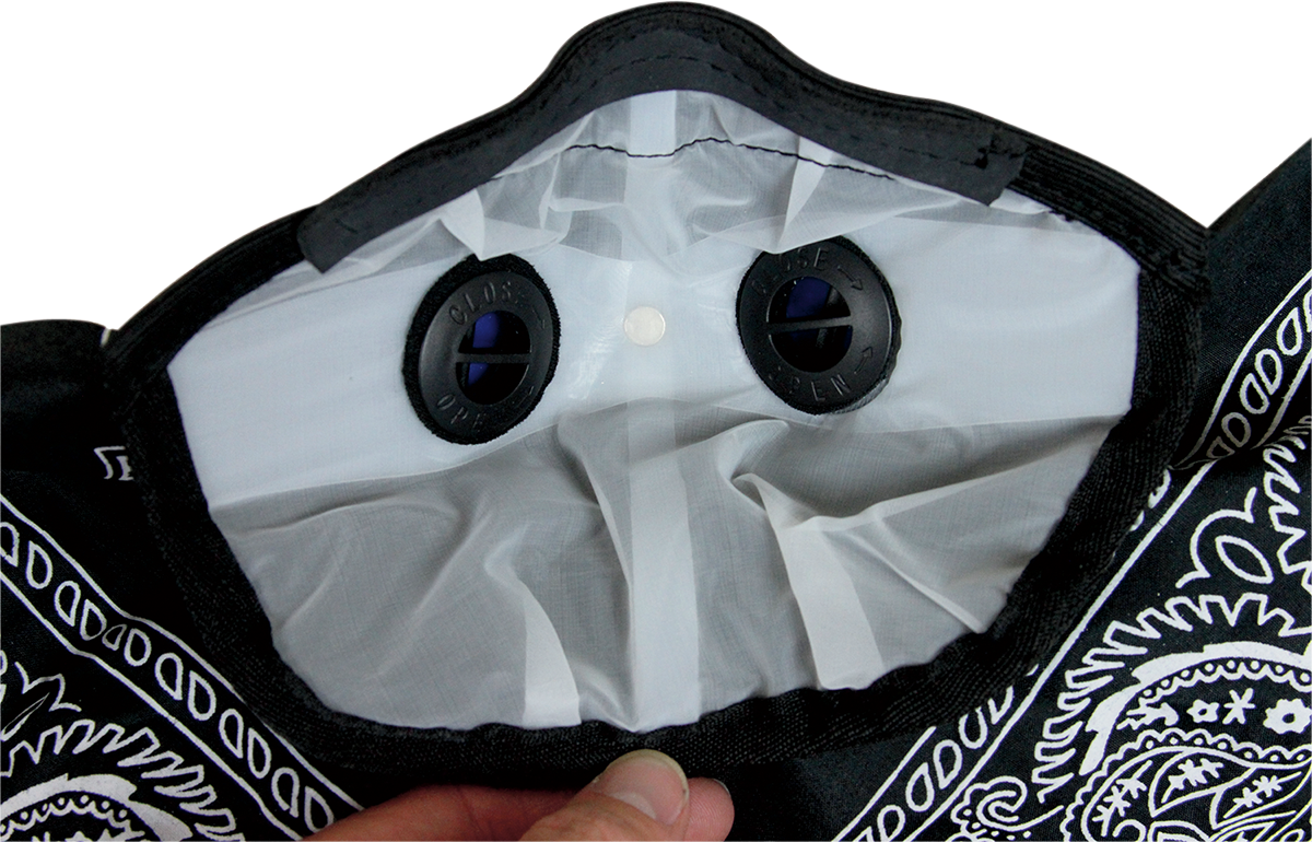 ATV-TEK Bandana Dust Mask - Black 2503-0205