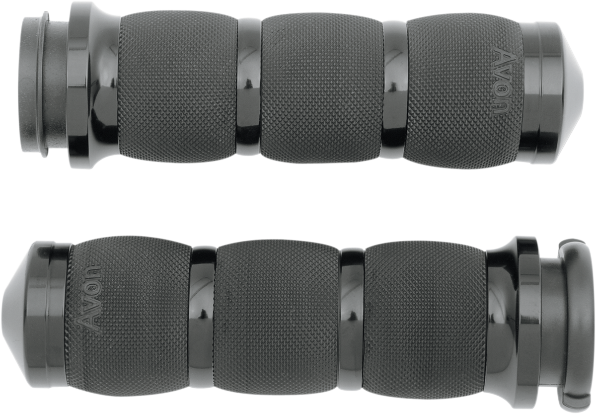 AVON GRIPS 3-Ring Air Cushioned Grips - TBW / Anodized 0630-0677