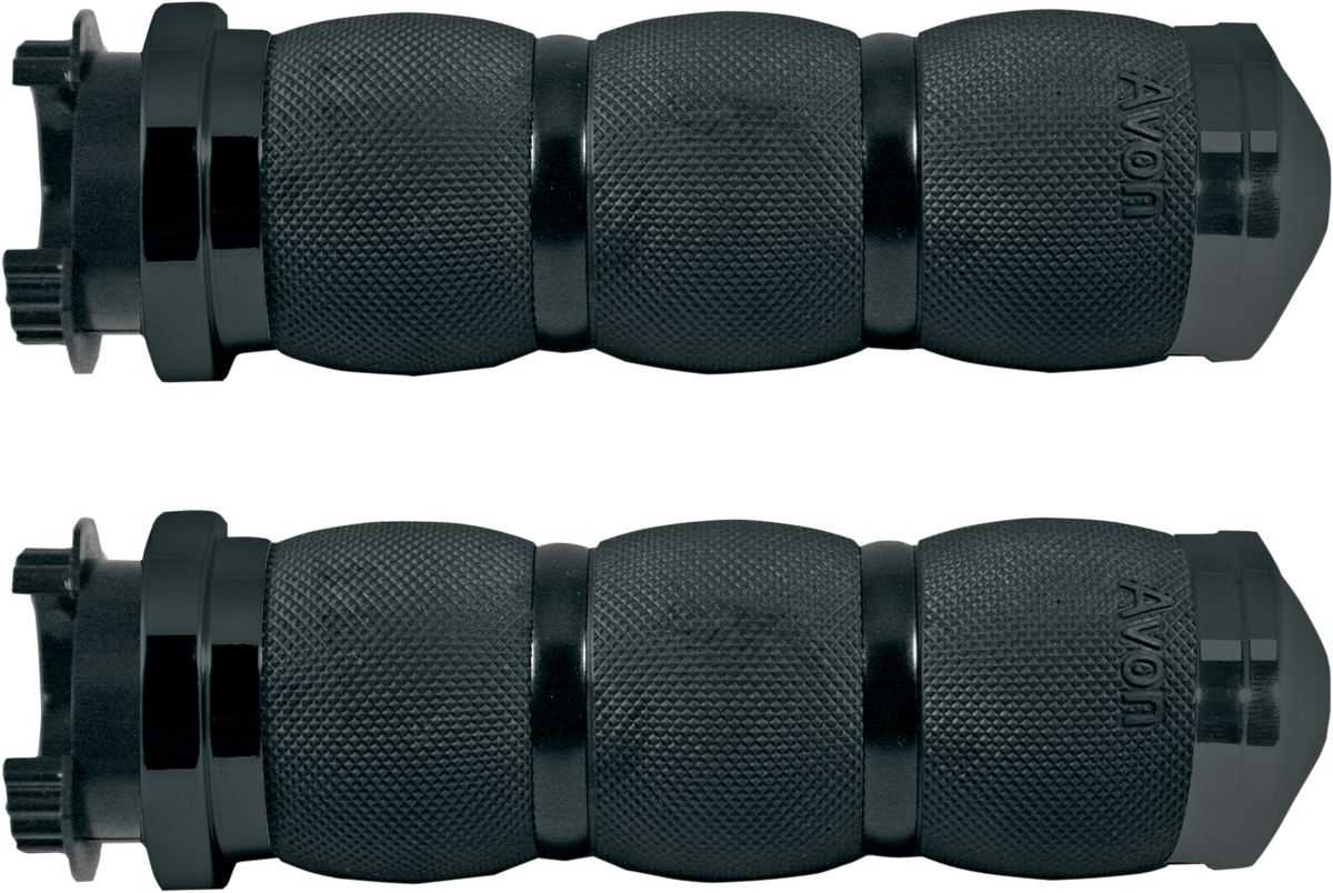 AVON GRIPS 3-Ring Air Cushioned Grips - Touring / Anodized 0630-0692