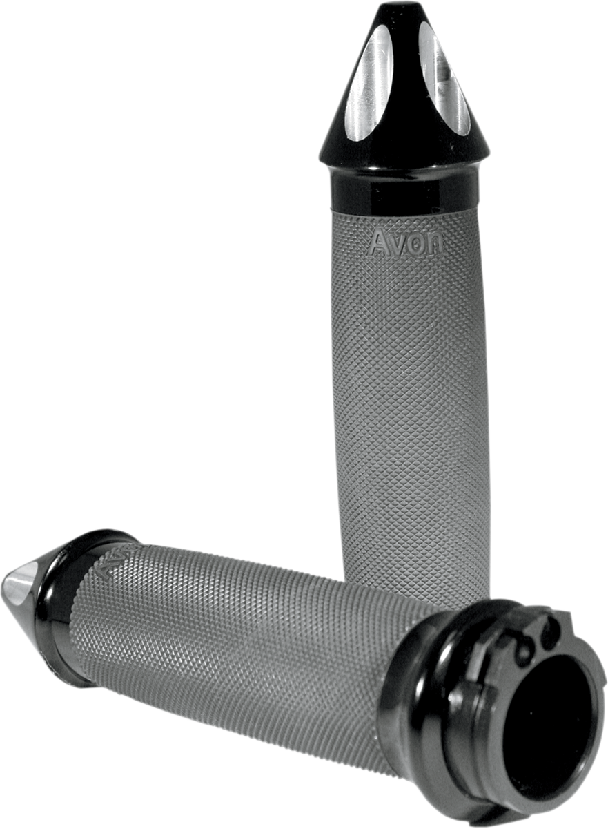 AVON GRIPS Custom Spike End Grips - Black 0630-0534