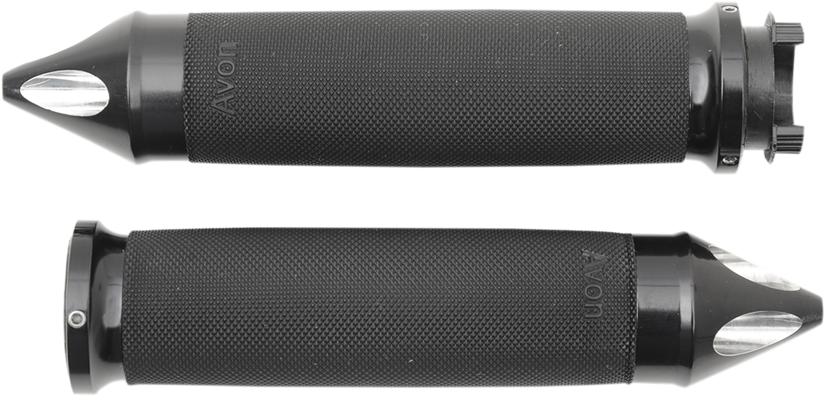 AVON GRIPS Custom Spike End Grips - Touring / Black 0630-0845