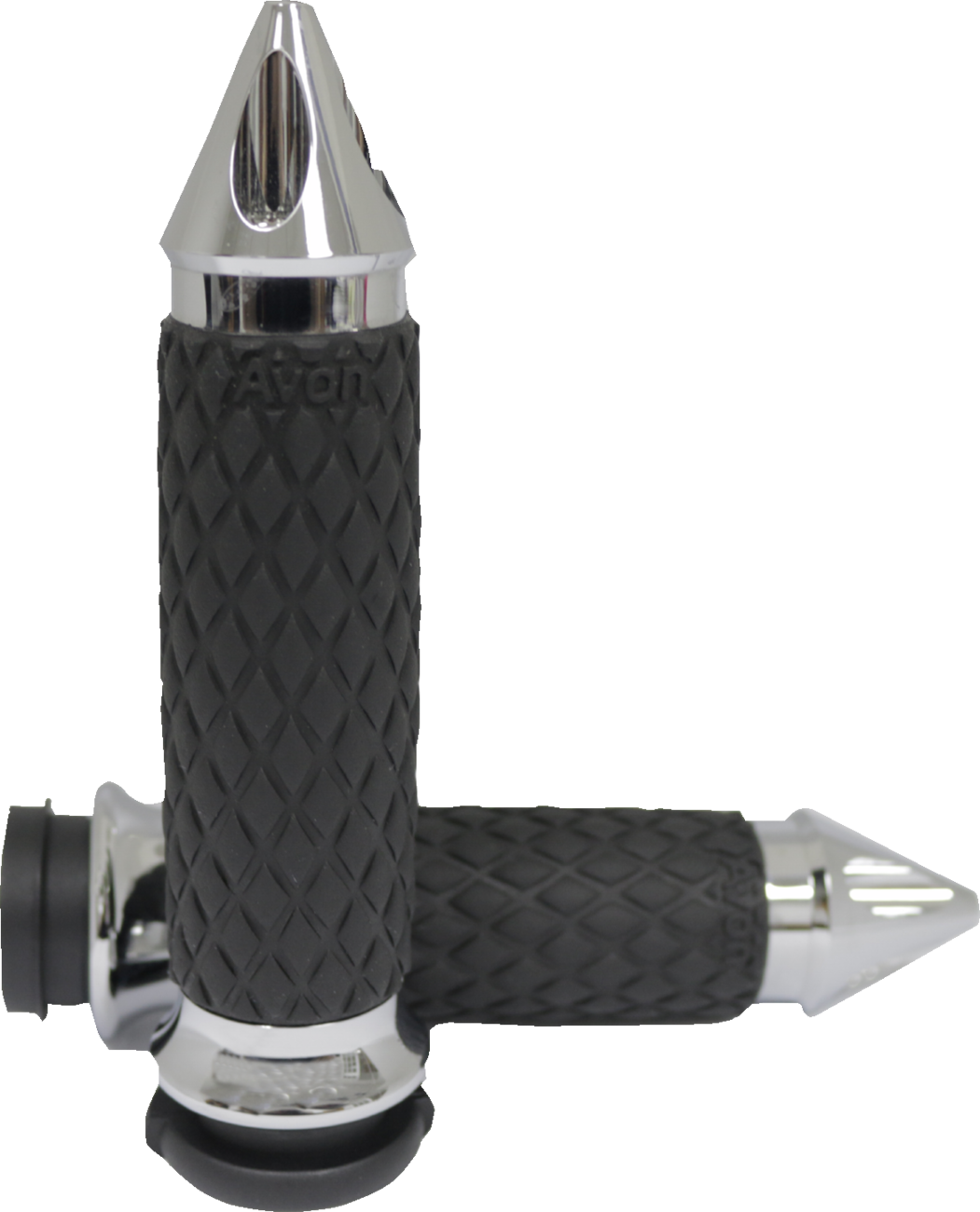 AVON GRIPS Diamond Contour Grips - Spike / Chrome / TBW 0630-3106