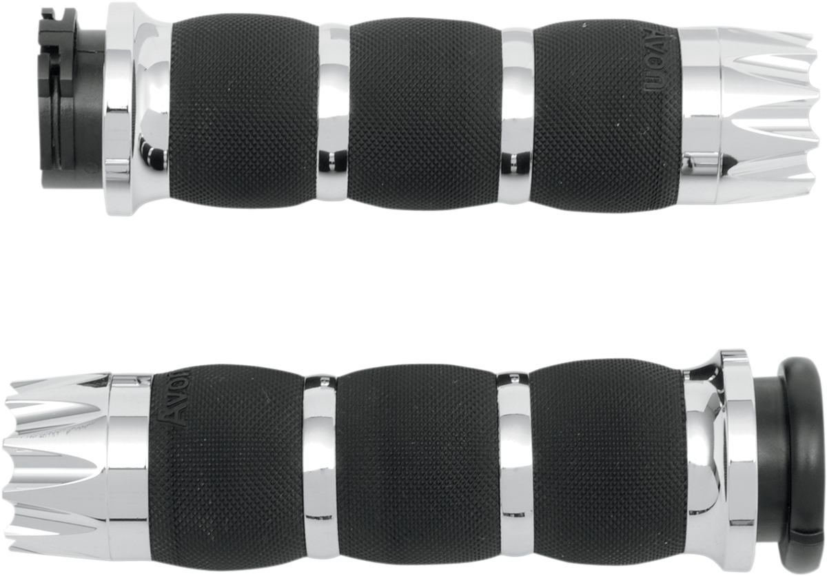 AVON GRIPS Excalibur Air Cushioned Grips - Chrome 0630-1182