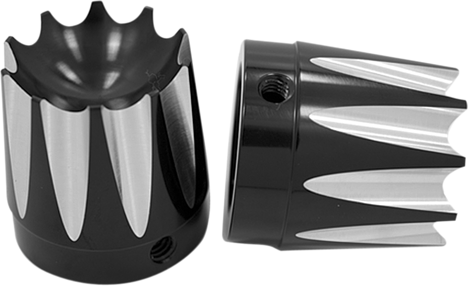 AVON GRIPS Front Axle Nut Cover - Black / Excalibur / 7/8"/1" 0214-0855