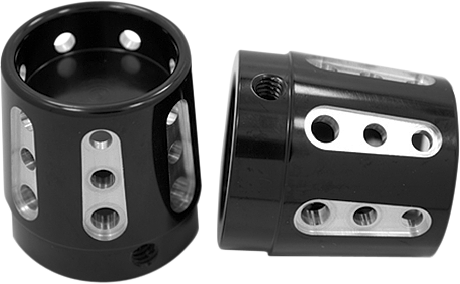 AVON GRIPS Front Axle Nut Cover - Black / Gatlin / 1" 0214-0783