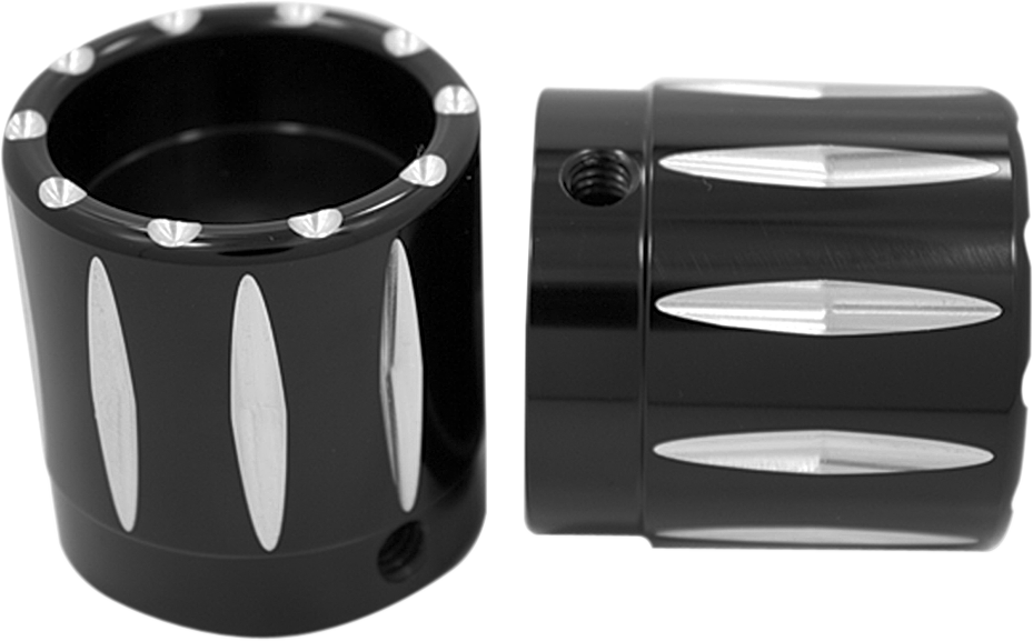 AVON GRIPS Front Axle Nut Cover - Black / Rival / 1" 0214-0785
