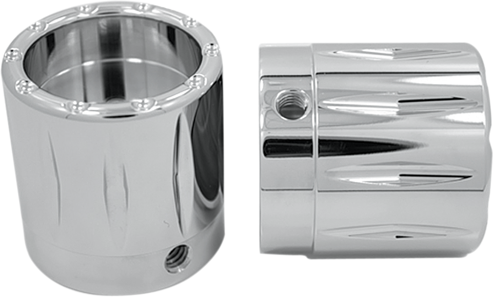 AVON GRIPS Front Axle Nut Cover - Chrome / Rival / 1" 0214-0784