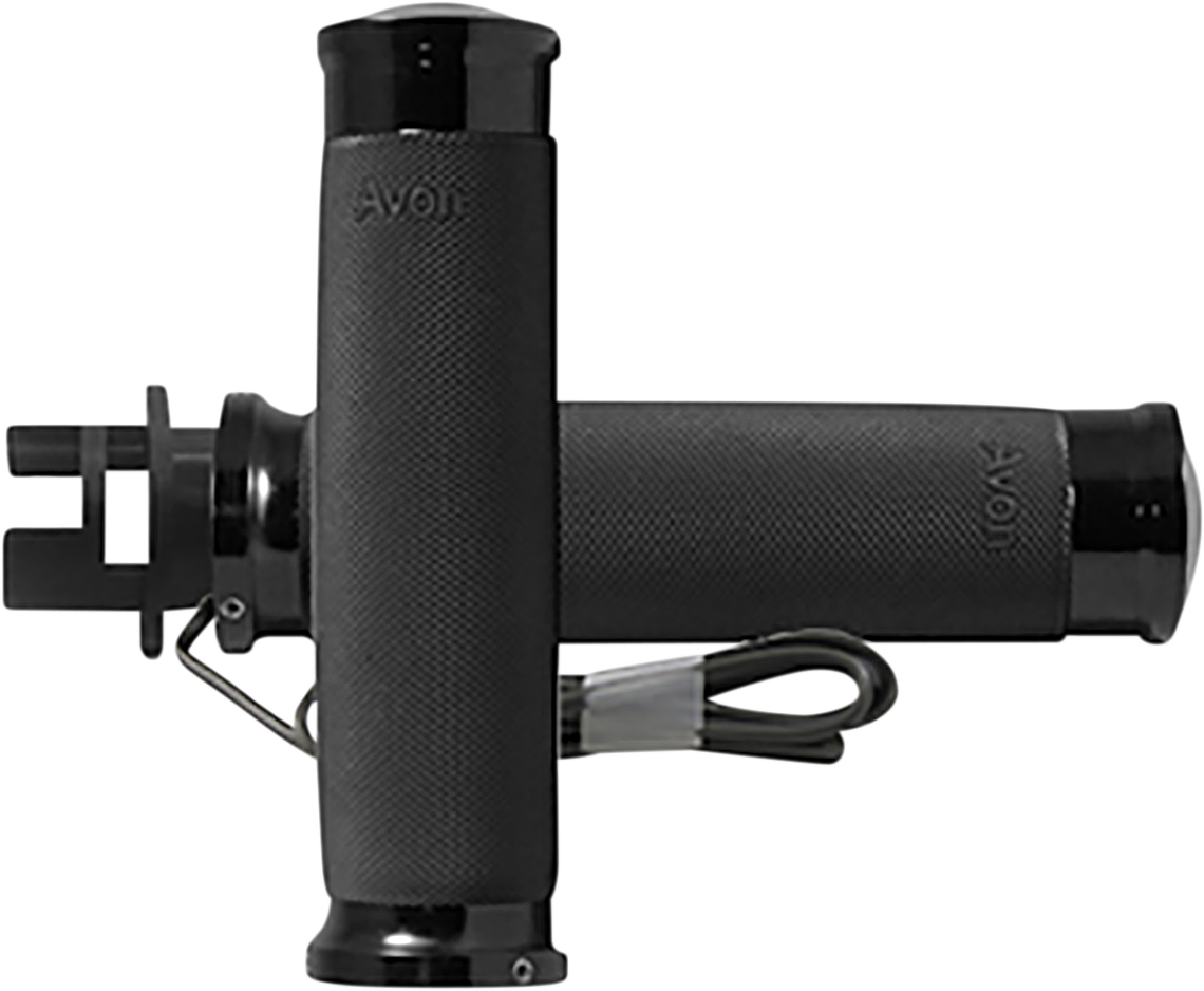 AVON GRIPS Heated Grips - Custom Contour / Indian / Black 0631-0229