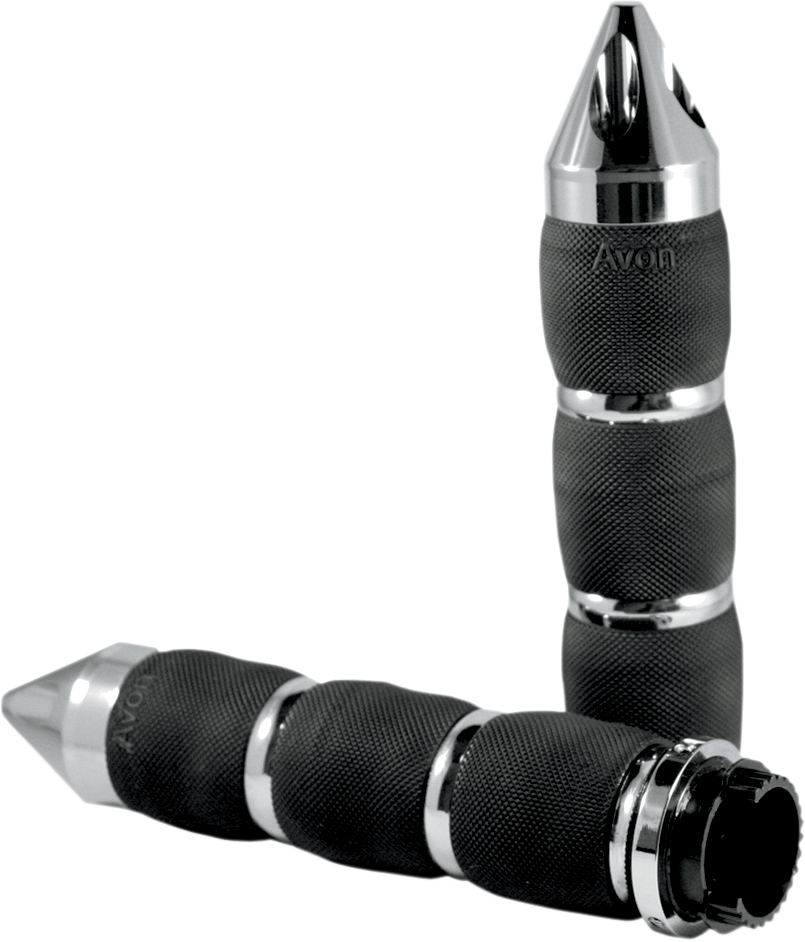 AVON GRIPS Spike Air Cushioned Grips - Touring / Chrome 0630-1230