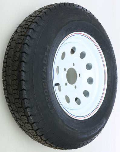 AWC Trailer Tire & 8 Spoke Steel Wheel Assembly - TA2046012-71BF78C