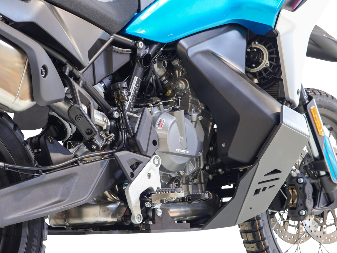 AXP RACING Adventure Skid Plate - Black / CF Moto / Ibex '25 0506-2538