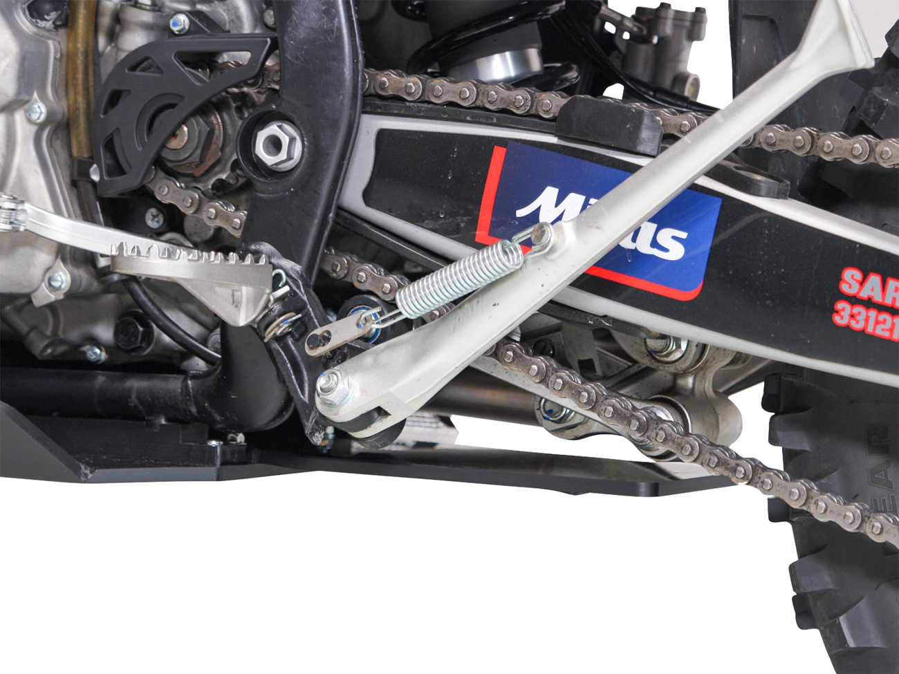 AXP RACING Adventure Skid Plate - Black / Kove / 450 '24/'26 0506-2410