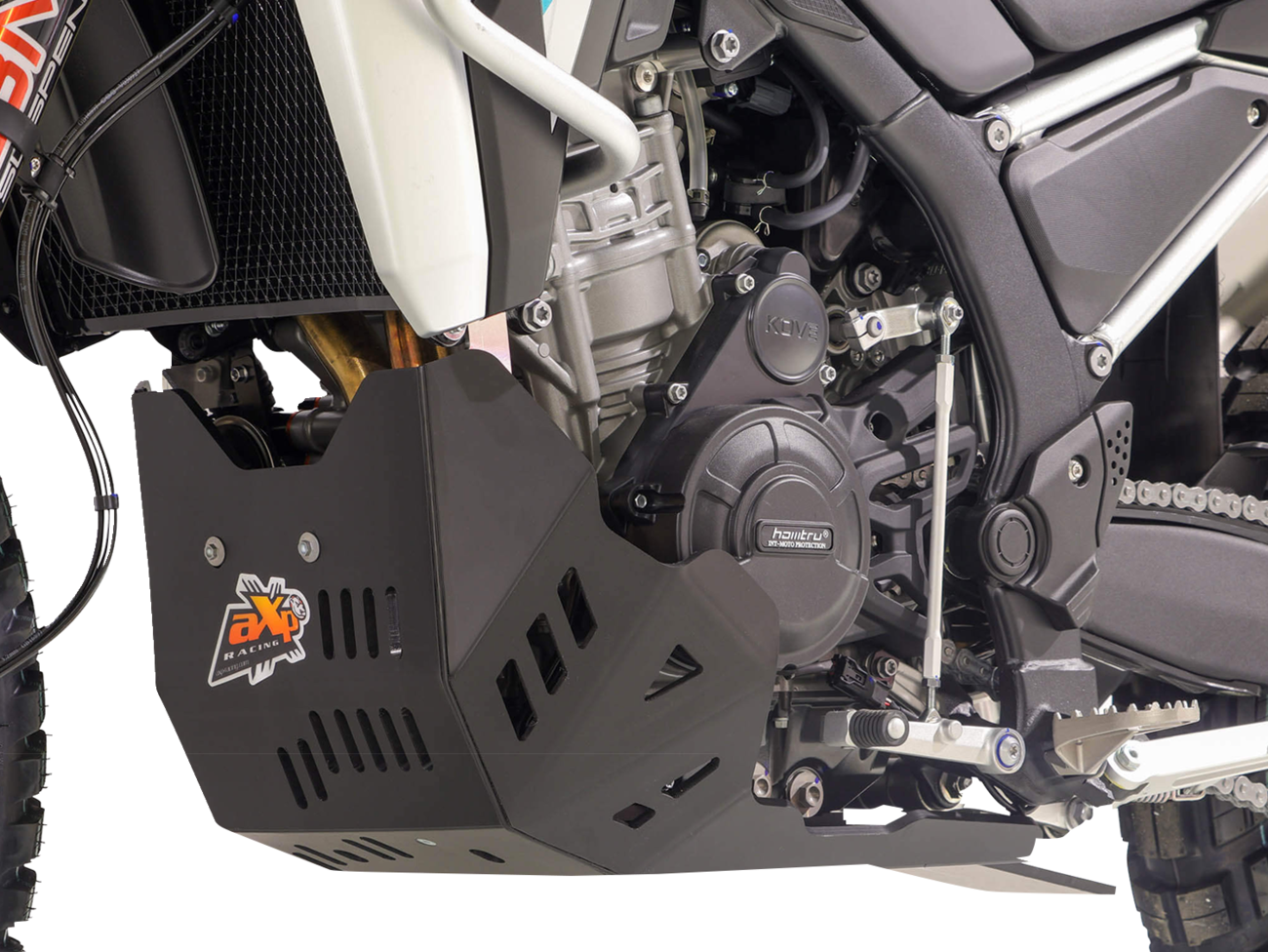 AXP RACING Adventure Skid Plate - Black / Kove / 800 '25-'26 0506-2536