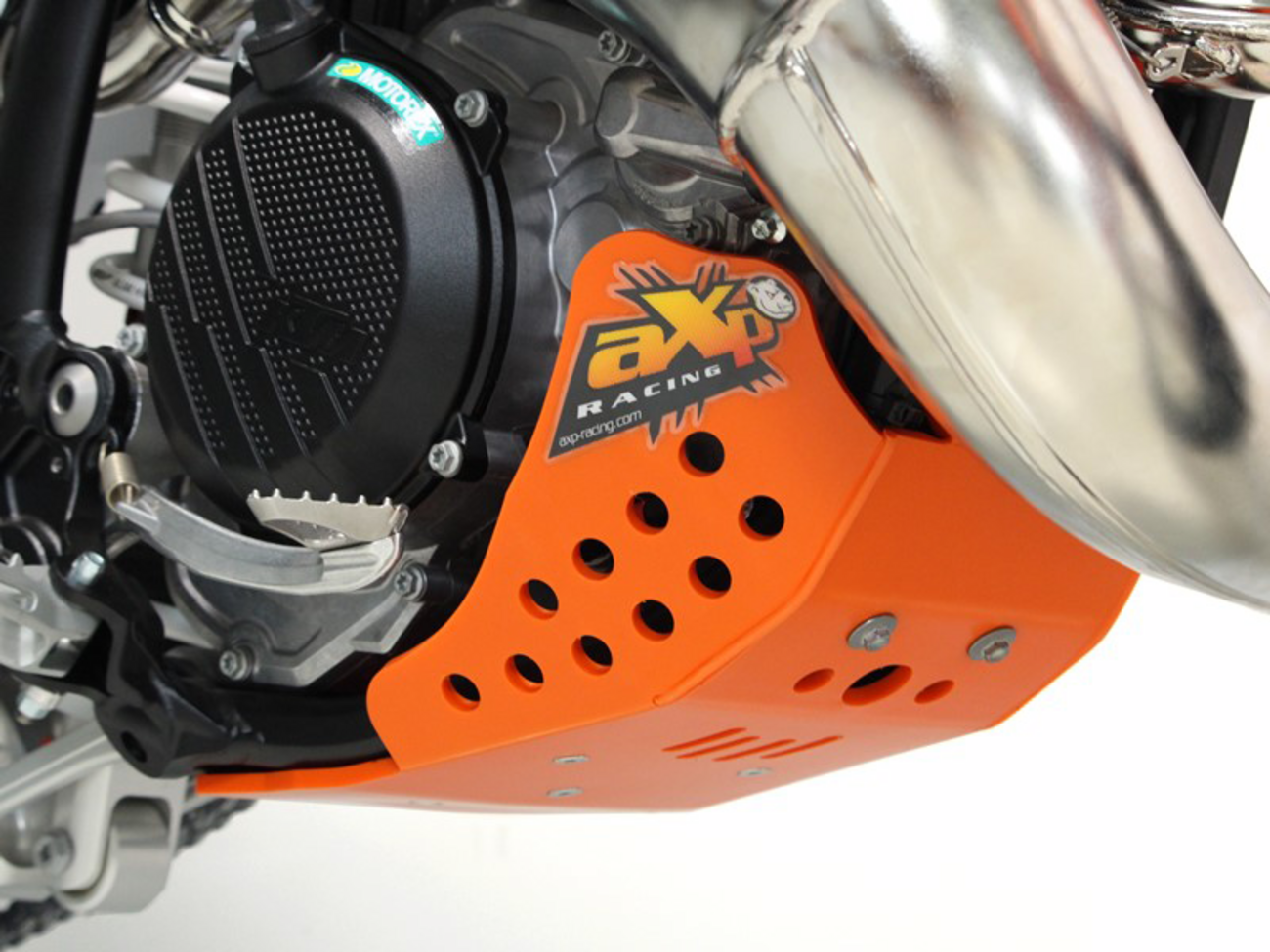 AXP RACING Skid Plate - Orange / KTM / EX/SX/XC '23-'26 0506-2007