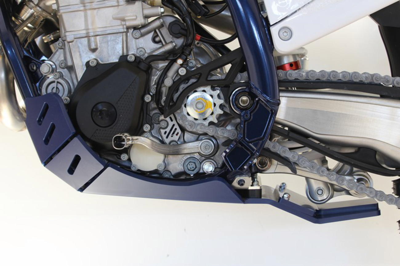 AXP RACING Xtrem Skid Plate - Blue / Husqvarna / FC/FE/FX '23-'26 0506-2077