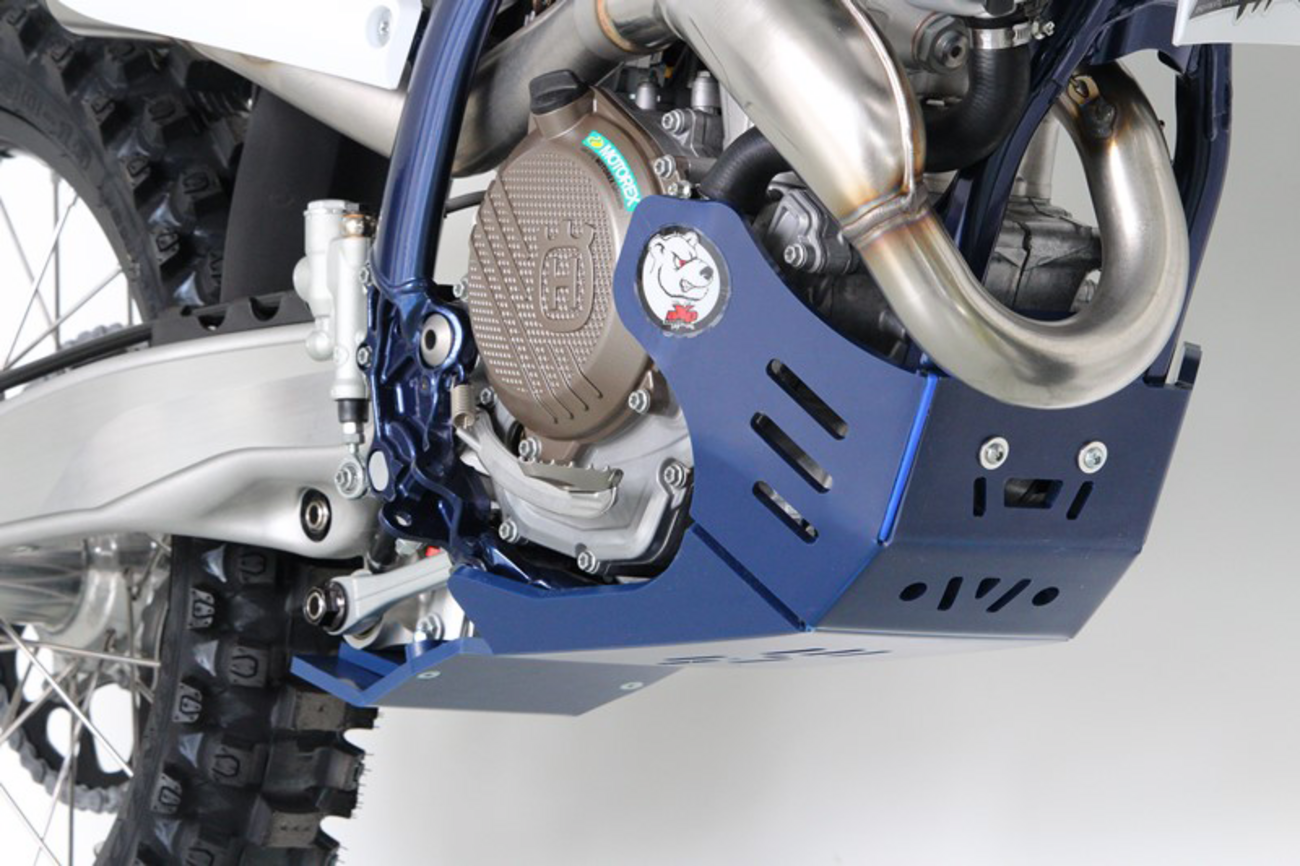 AXP RACING Xtrem Skid Plate - Blue / Husqvarna / FC/FE/FX '23-'26 0506-2080
