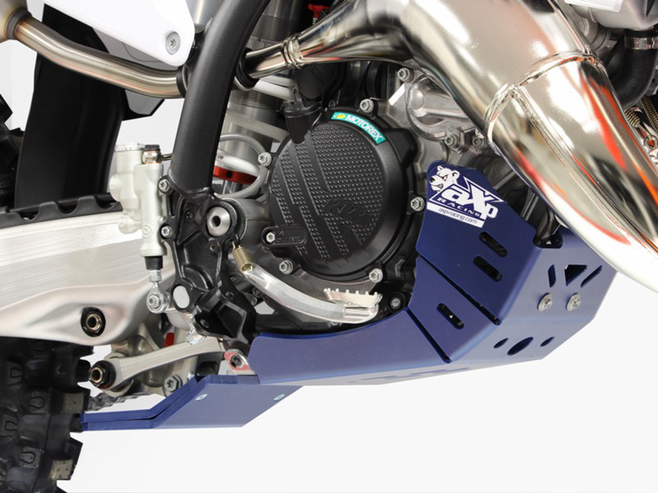 AXP RACING Xtrem Skid Plate- Blue - Husqvarna / TC/TE '23-'26 0506-2084