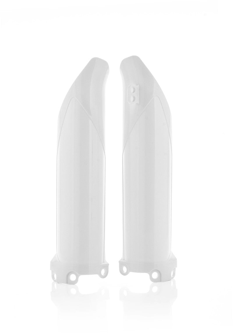 Acerbis 17+ Kawasaki KX250F/ KX250-450/ KX250X/450X/ KX450F Lower Fork Cover Set - White - 2982550002