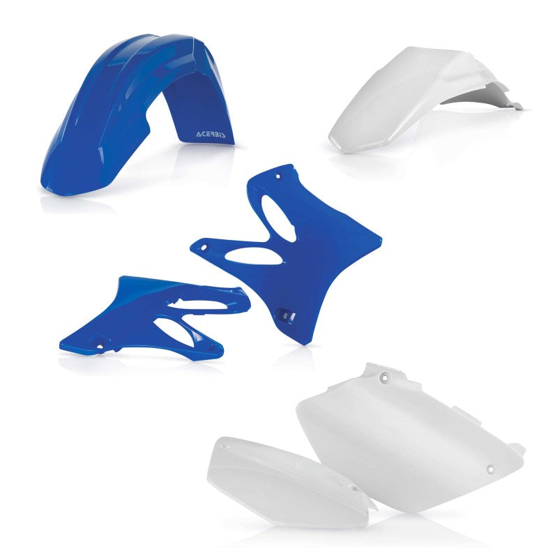 Acerbis 2006-2014 Yamaha YZ125/250 Plastic Kit - White/Blue Original 14 - 2044703914