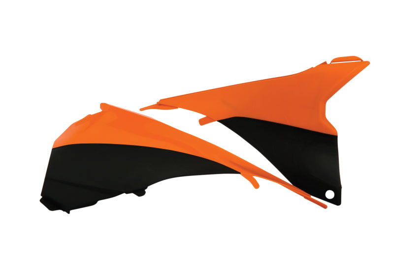 Acerbis 2013-2016 KTM SX125/150/SX250/XC/ SX-F/XC-F Airbox Cover - 16 Orange/Black - 2314295225