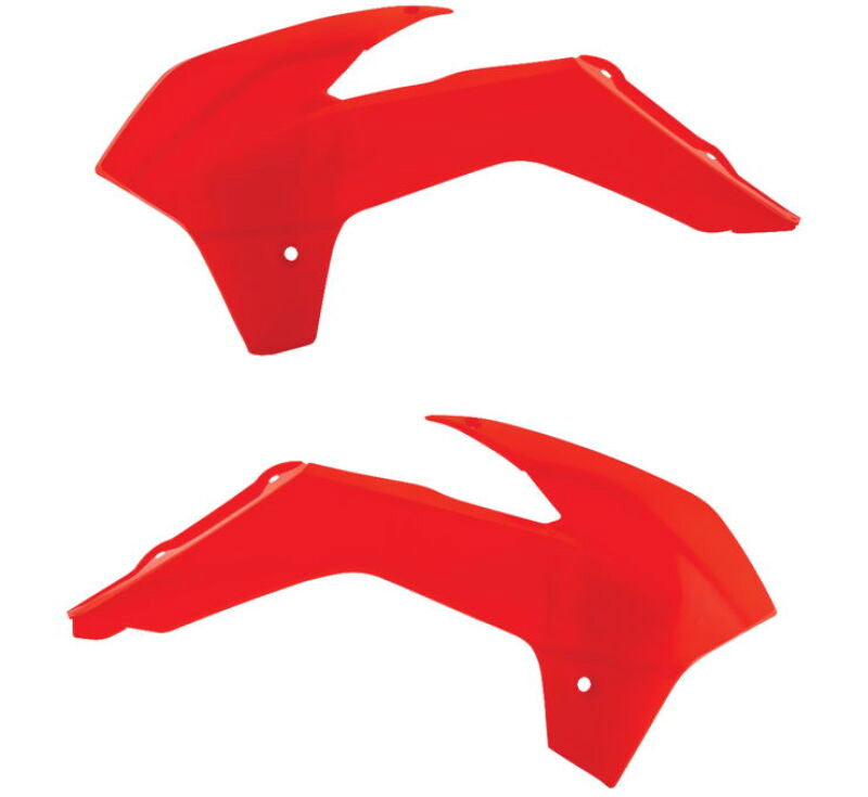 Acerbis 2013-2017 KTM SX85 Radiator Shrouds - Flo-Orange - 2314264617