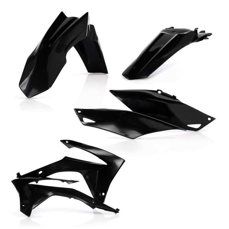 Acerbis 2014-2017 Honda CRF250R/2013-2016 CRF450R Plastic Kit - Black - 2314400001
